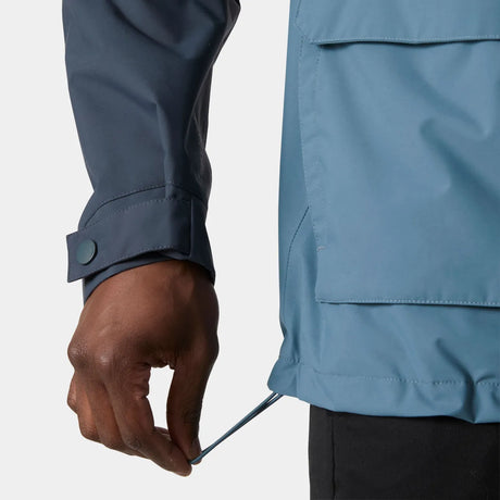 Helly Hansen Men's Escape Utility Rain Jacket Regnjakke Herre - Washed Navy -