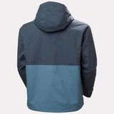 Helly Hansen Men's Escape Utility Rain Jacket Regnjakke Herre - Washed Navy -