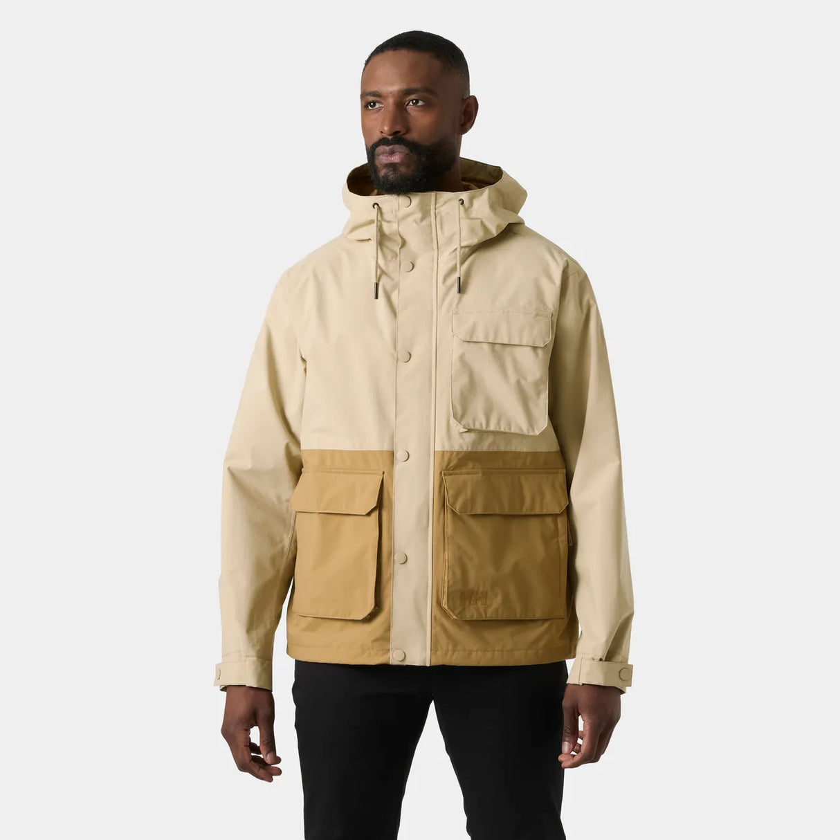 Helly Hansen Men's Escape Utility Rain Jacket Regnjakke Herre - Elmwood - Elmwood