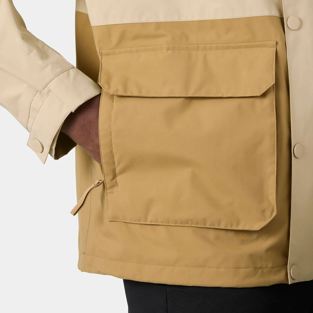 Helly Hansen Men's Escape Utility Rain Jacket Regnjakke Herre - Elmwood -