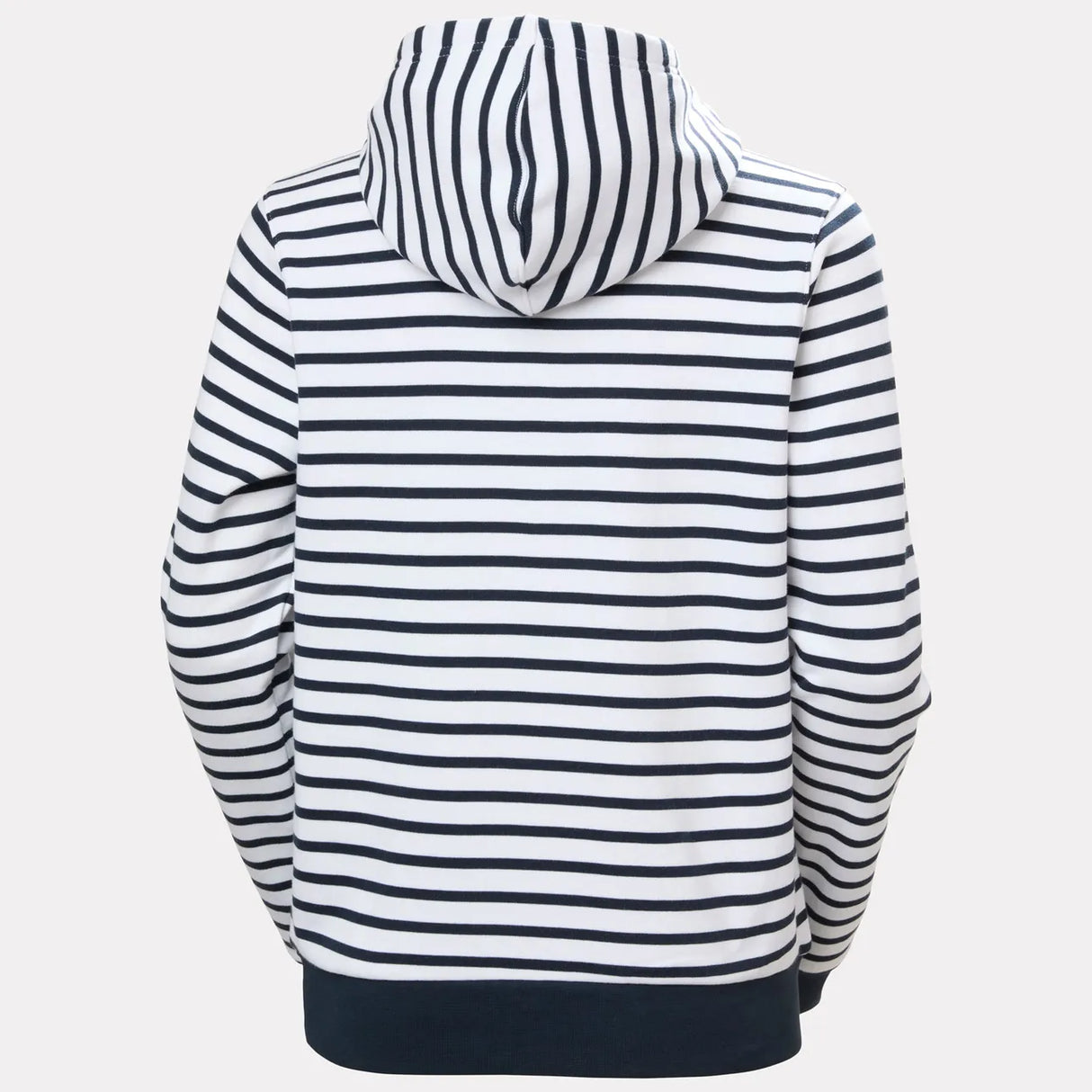 Helly Hansen Women's Core Graphic Hoodie Hættetrøje Dame - White Lifestyle Stripe AOP -