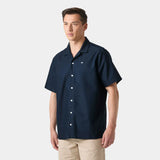 Helly Hansen Men's Shore Short Sleeve Shirt Kortærmet Skjorte Herre - Navy - Navy