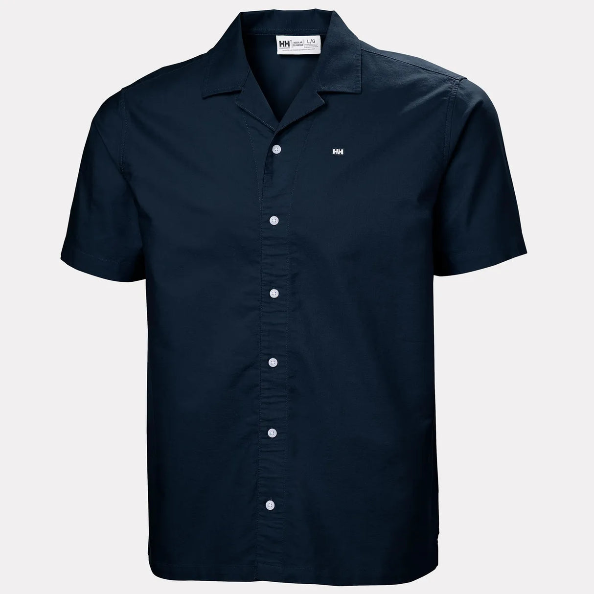 Helly Hansen Men's Shore Short Sleeve Shirt Kortærmet Skjorte Herre - Navy -