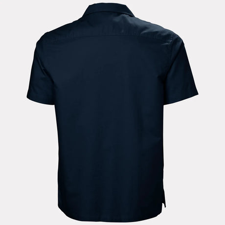 Helly Hansen Men's Shore Short Sleeve Shirt Kortærmet Skjorte Herre - Navy -