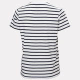 Helly Hansen Women's Core Graphic T-Shirt 2.0 Dame - White Lifestyle Stripe -