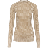 Kari Traa Smekker Long Sleeve Baselayer Skiundertrøje Dame - Mocha -