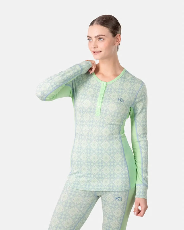 Kari Traa Rose Long Sleeve Skiundertrøje Dame - Mint - Mint