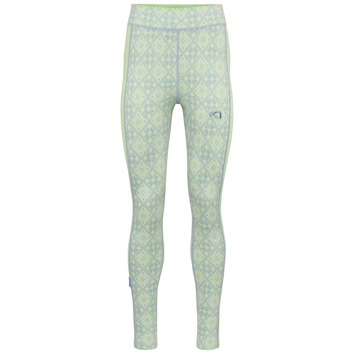 Kari Traa Rose Half Zip High Waist Skiundertøj Sæt Dame - Mint -