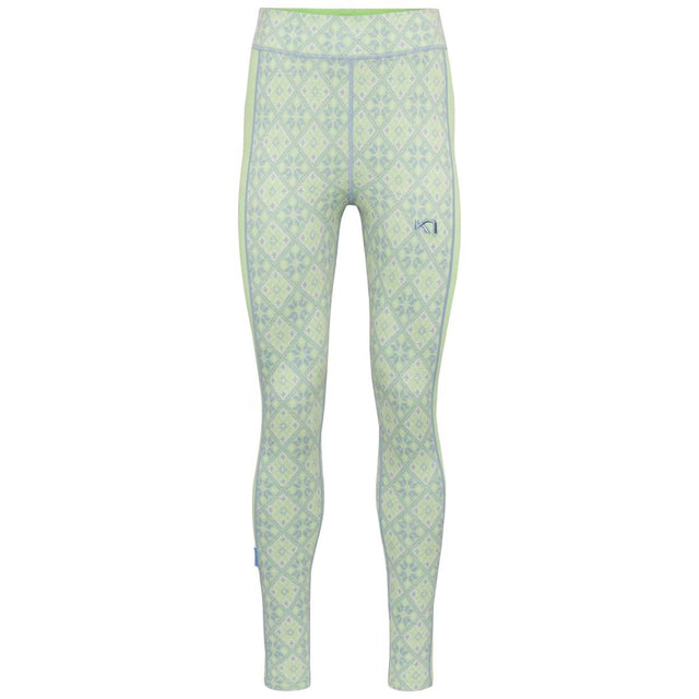 Kari Traa Rose Half Zip High Waist Skiundertøj Sæt Dame - Mint -