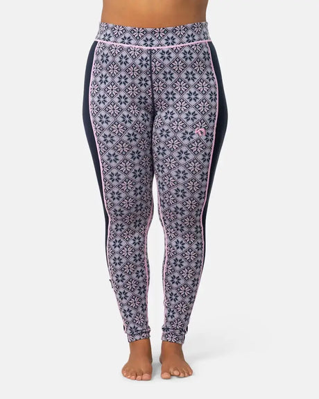 Kari Traa Rose High Waist Pants Skiunderbukser Dame - Roy Blue - Roy Blue