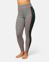 Kari Traa Rose Half Zip High Waist Skiundertøj Sæt Dame - Thyme Green