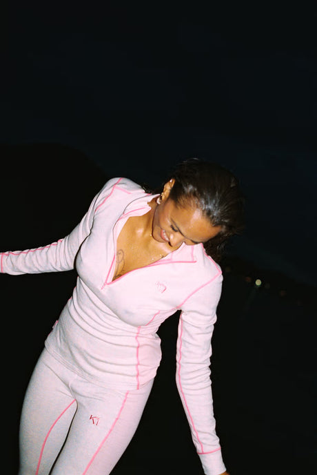 Kari Traa Rose High Waist Pants Skiunderbukser Dame - Cotton Candy -