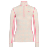 Kari Traa Rose Half Zip Skiundertrøje Dame - Cotton Candy -