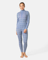 Kari Traa Rose Half Zip High Waist Skiundertøj Sæt Dame - Iris