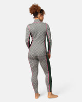 Kari Traa Rose Half Zip High Waist Skiundertøj Sæt Dame - Thyme Green