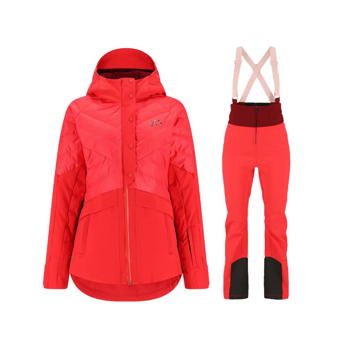 Kari Traa Ragnhild Skisæt Dame - Heat Red / Heat Red - XL
