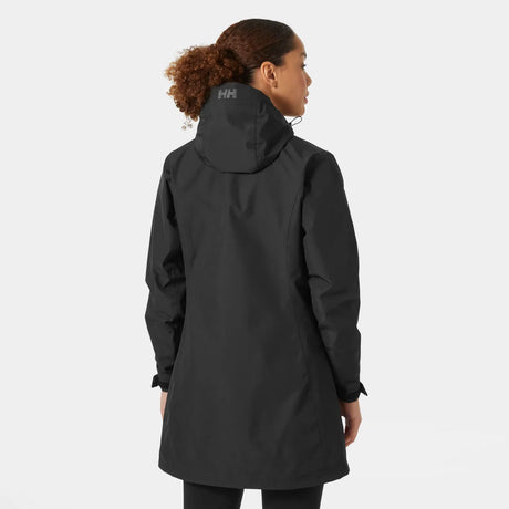 Helly Hansen Women's Long Belfast Jacket Regnjakke Dame - Black -