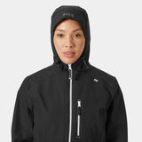 Helly Hansen Women's Long Belfast Jacket Regnjakke Dame - Black -