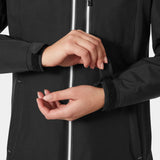 Helly Hansen Women's Long Belfast Jacket Regnjakke Dame - Black -