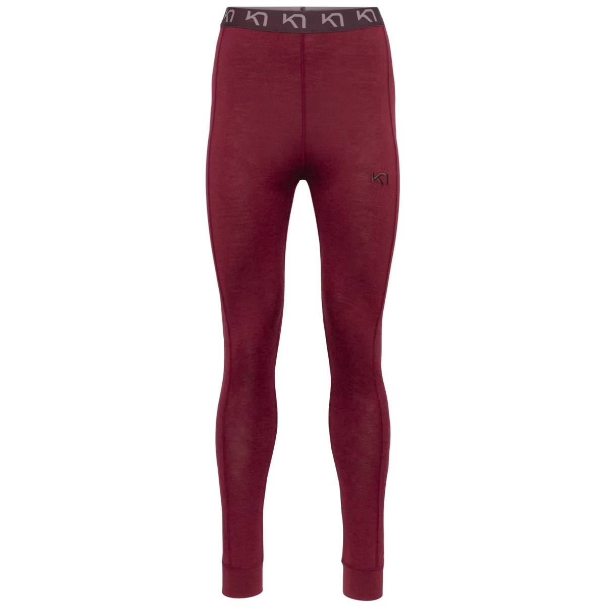 Kari Traa Klara High Waist Pant Højtaljede Skiunderbukser Dame - Rouge Red