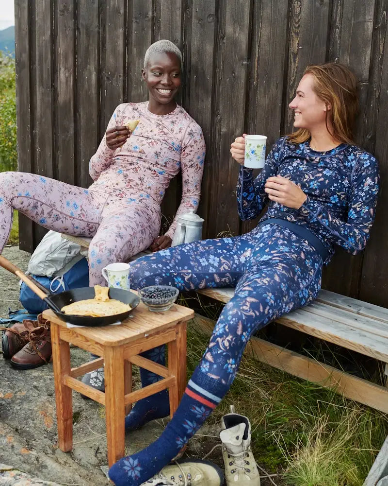 Kari Traa Fryd Baselayer Skiundertøj Sæt Dame - Royal Blue -