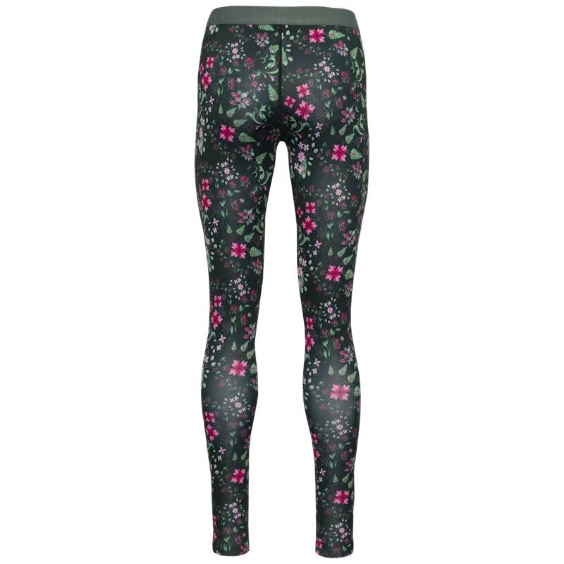 Kari Traa Fryd Baselayer Skiundertøj Sæt Dame - Pine Green -