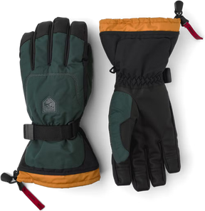 Hestra Gauntlet Sr 5-finger Skihandsker Dame / Herre - Bottle Green - Bottle Green