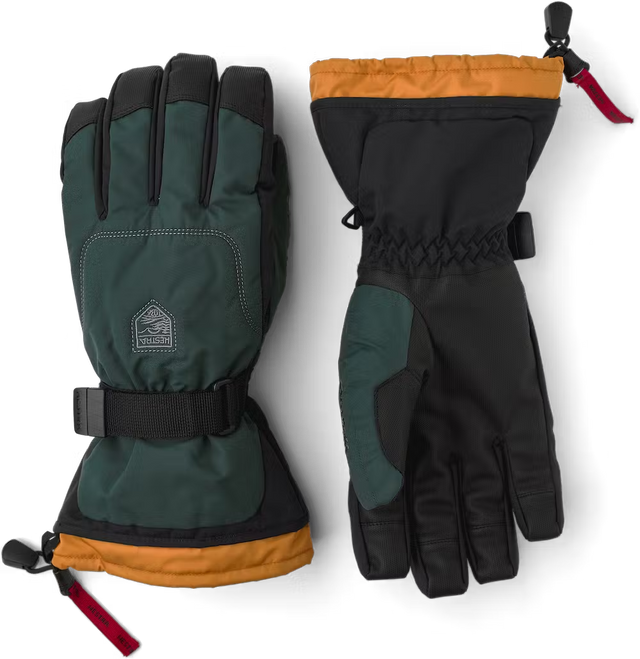Hestra Gauntlet Sr 5-finger Skihandsker Dame / Herre - Bottle Green - Bottle Green