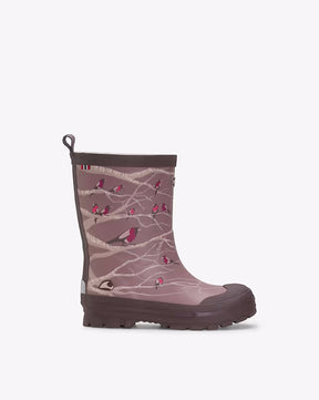 Viking Jolly Print Warm Kids Termostøvler Børn - Dusty Pink/Multi - Dusty Pink Multi