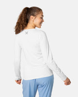 Kari Traa Nora 2.0 Long Sleeve Langærmet Træningstop Dame - Bright White -