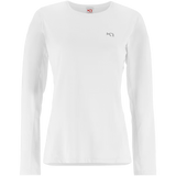 Kari Traa Nora 2.0 Long Sleeve Langærmet Træningstop Dame - Bright White -