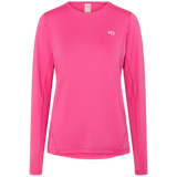 Kari Traa Nora 2.0 Long Sleeve Langærmet Træningstop Dame - Bright Pink -