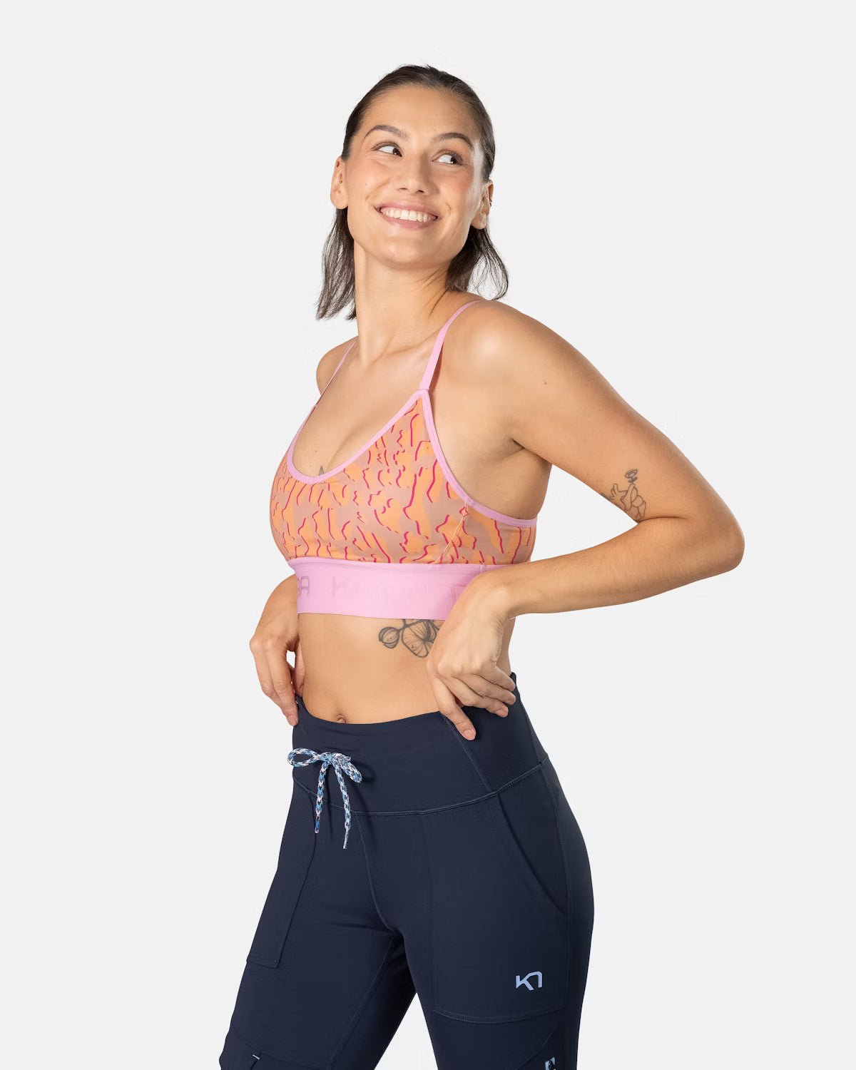 Kari Traa Var Printed Sports-BH - Cork