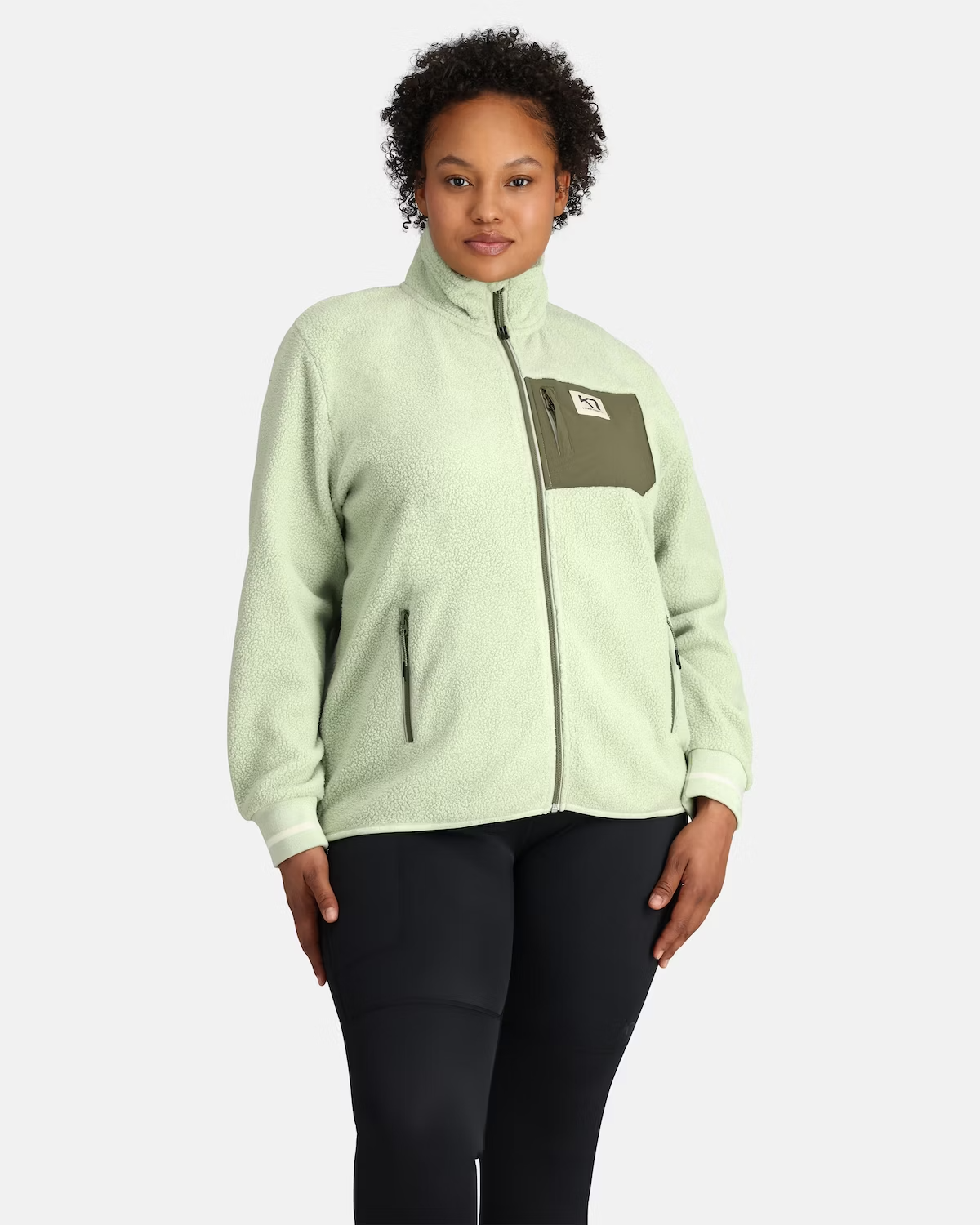 Kari Traa Røthe Fleece Trøje / Jakke - Plus Size