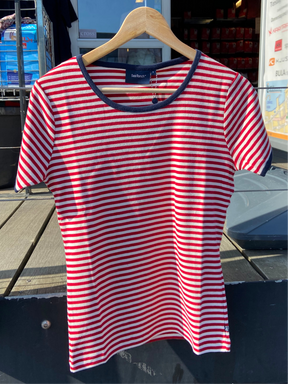 Sea Ranch Jemina Short Sleeve T-shirt Dame - SR Red/Pearl -