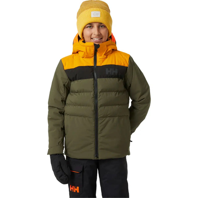Helly Hansen Juniors' Cyclone Jacket Skijakke Børn - Utility Green - Utility Green