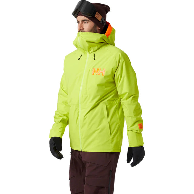 Helly Hansen Men's Powderface Insulated Ski Jacket Skijakke Herre - Sweet Lime - Sweet Lime