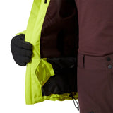 Helly Hansen Men's Powderface Insulated Ski Jacket Skijakke Herre - Sweet Lime -