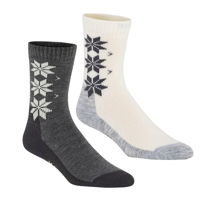 Kari Traa KT Wool Sock Uldsokker 2pk - Dus Grey - Dus Grey