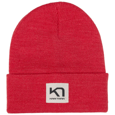 Kari Traa Røthe Beanie Hue Dame - Heat Red One-size