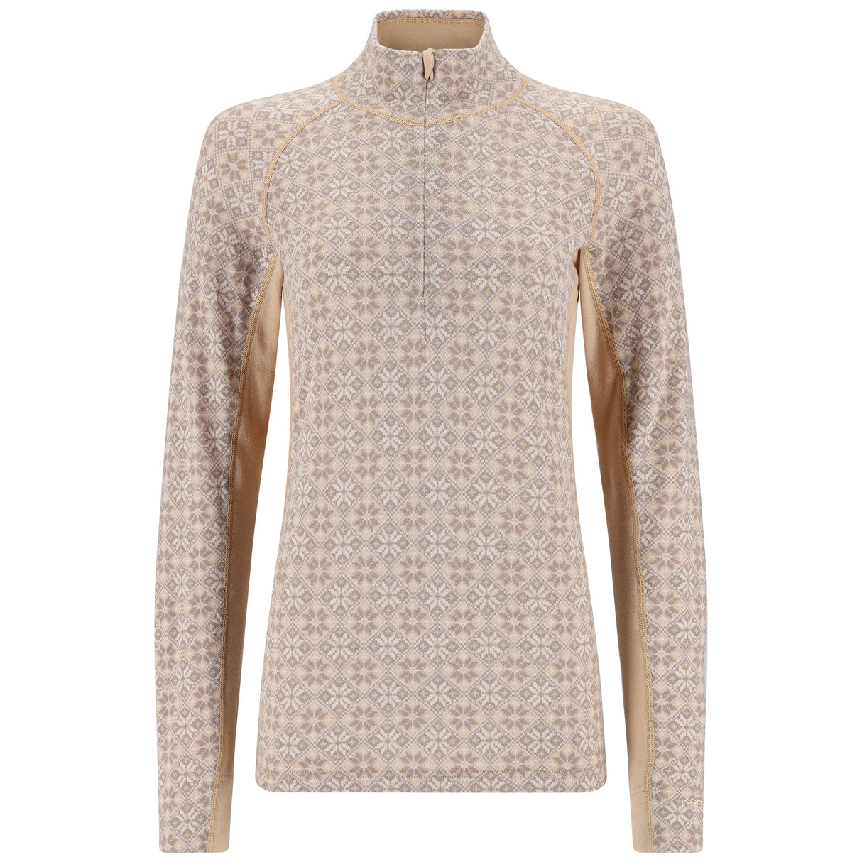 Kari Traa Rose Light Half Zip Skiundertøj Sæt Dame - Oat Beige