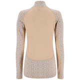 Kari Traa Rose Light Half Zip & Klara Skiundertøj Sæt Dame - Oat Beige / Black -