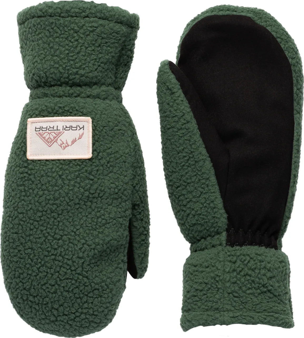 Kari Traa Rothe Pile Mittens Vanter Dame - Thyme Green - Thyme Green