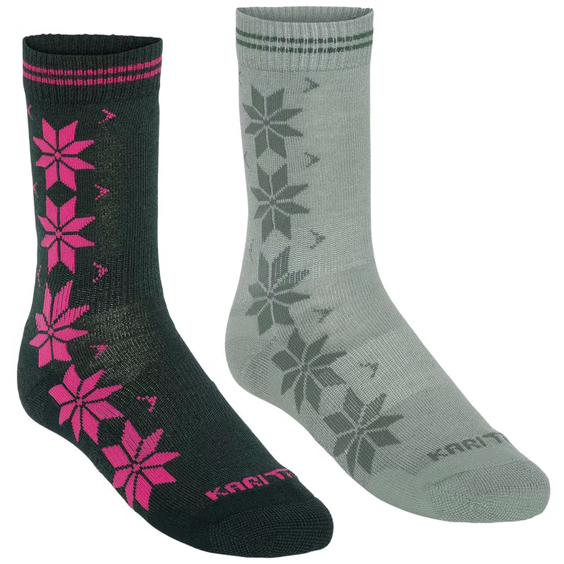 Kari Traa Vinst Wool Socks 2PK Sportssokker Dame - Sag - Sag