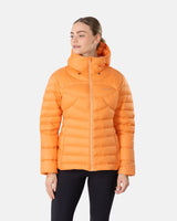 Kari Traa Sanne Midlayer Jacket Dunjakke Dame - Light Orange - Light Orange