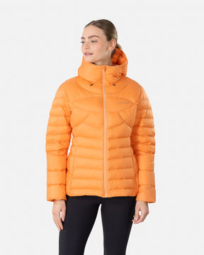 Kari Traa Sanne Midlayer Jacket Dunjakke Dame - Light Orange - Light Orange
