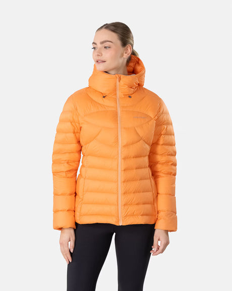 Kari Traa Sanne Midlayer Jacket Dunjakke Dame - Light Orange - Light Orange