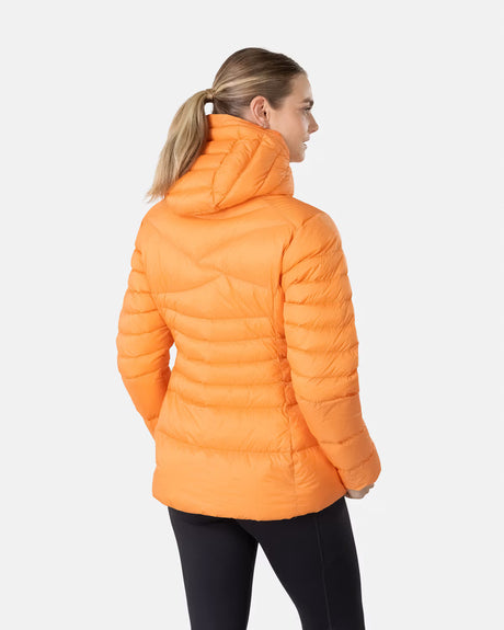 Kari Traa Sanne Midlayer Jacket Dunjakke Dame - Light Orange -