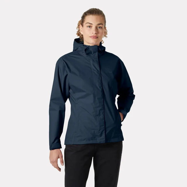 Helly Hansen Women's Seven J Rain Jacket Regnjakke Dame - Navy - Navy