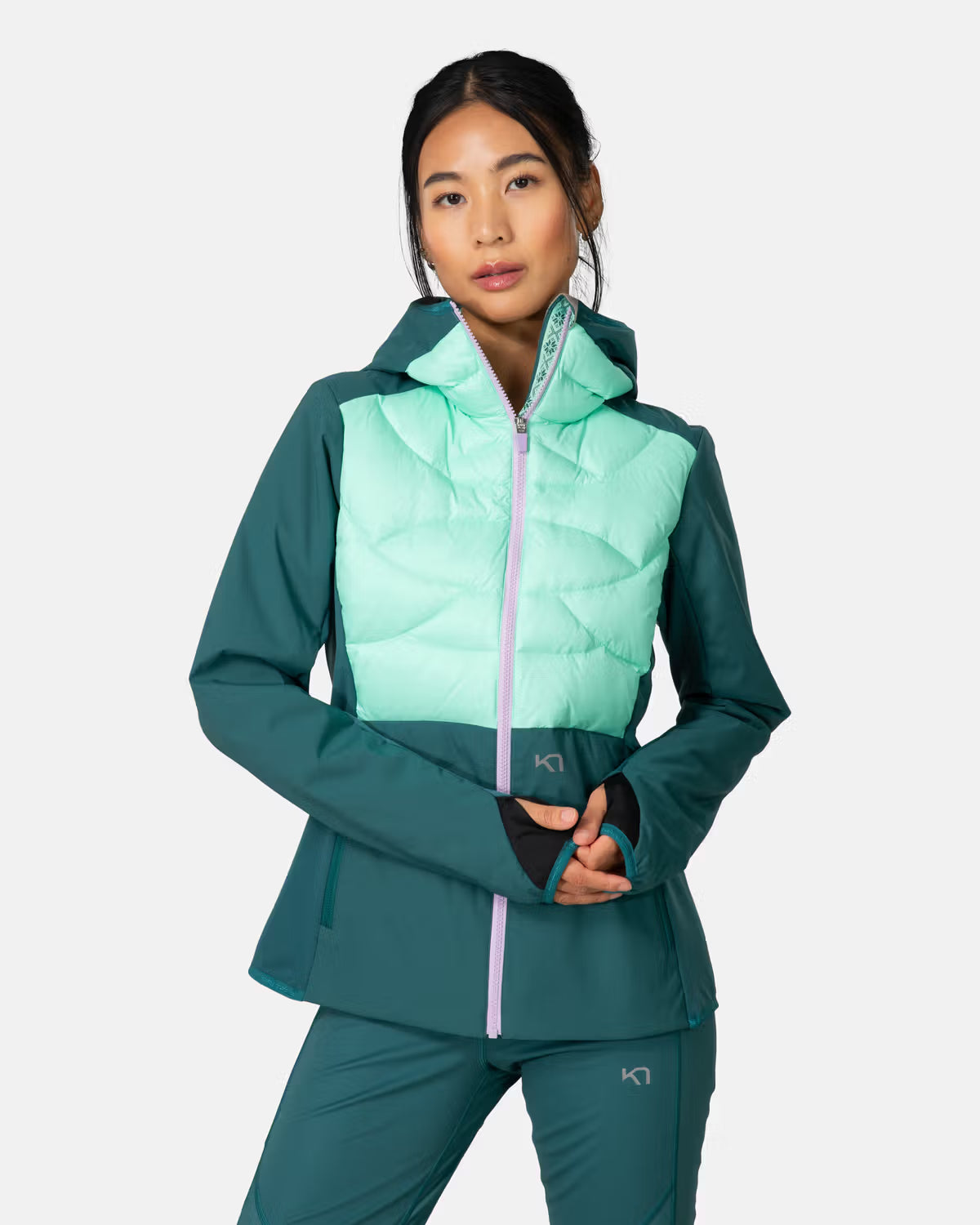 Kari Traa Tirill Thermal Jacket Thermojakke Dame - Peacock